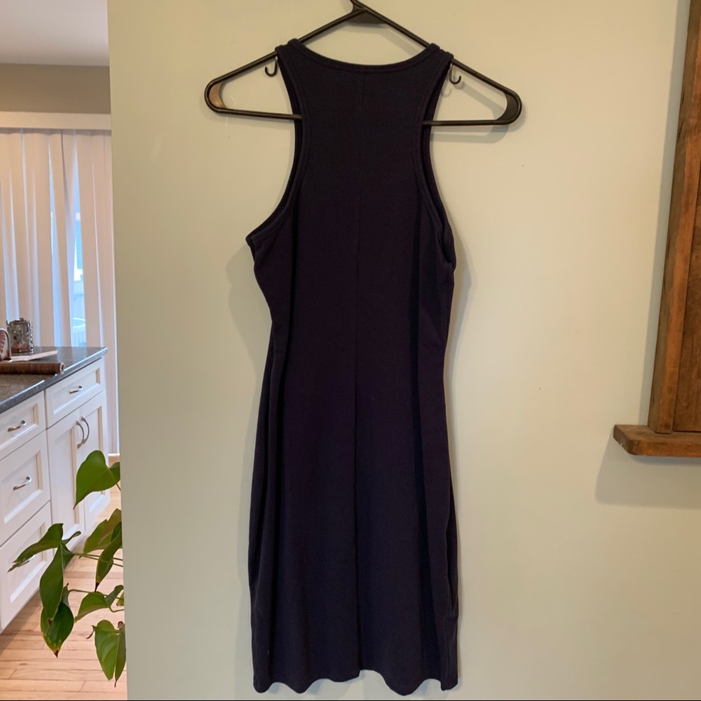 EXPRESS navy blue dress with sequins